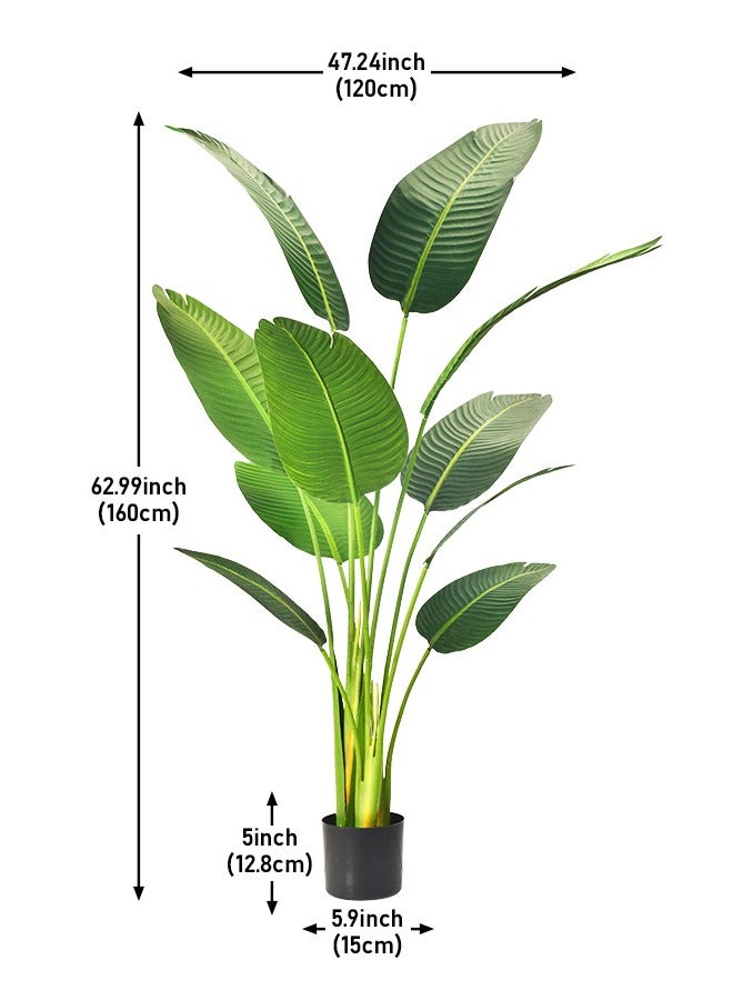 Artificial bird of paradise plant artificial banana tree 160CM