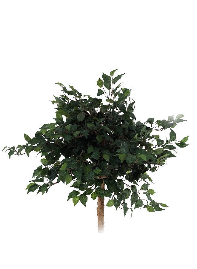 Topiary Ficus Artificial Tree with Pot, Green/Black 170 cm