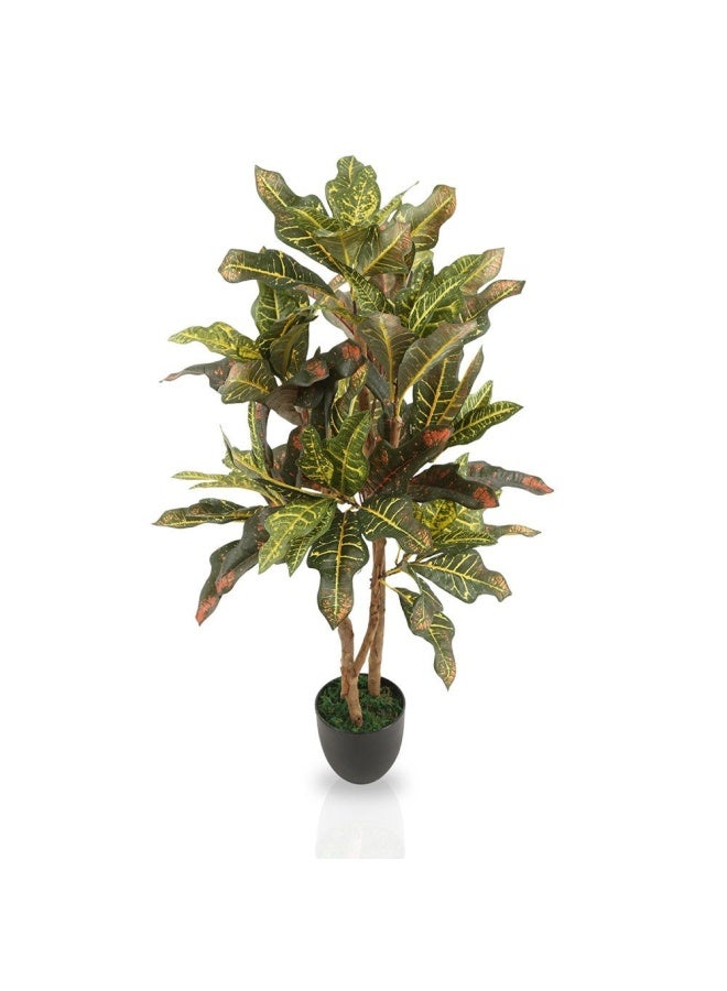 Regular Style Croton Artificial Tree Natural, 91.4 Cms