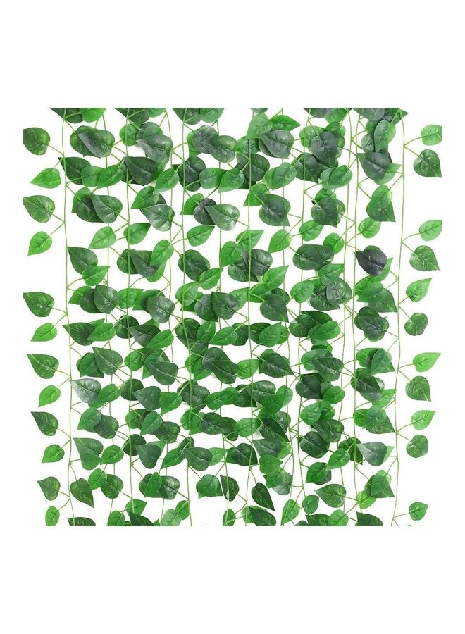 12-Piece Artificial Hanging Ivy Leaves multicolour 230cm