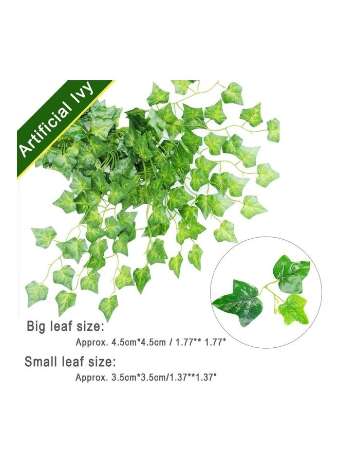 12-Piece Artificial Hanging Ivy Leaves multicolour 230cm