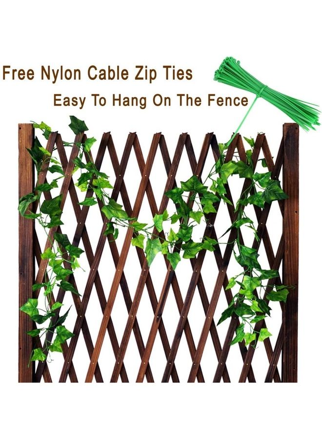 12-Piece Artificial Hanging Ivy Leaves multicolour 230cm