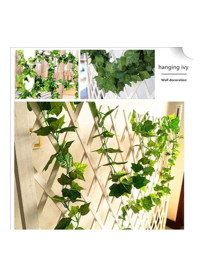 12-Piece Artificial Hanging Ivy Leaves multicolour 230cm