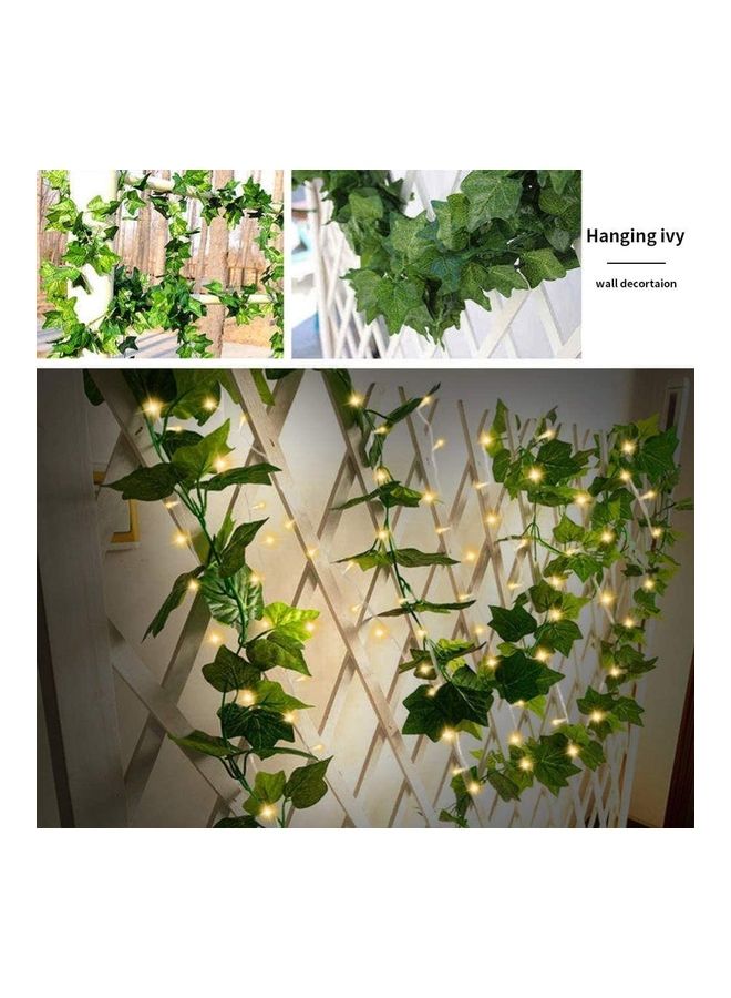 12-Piece Artificial Hanging Ivy Leaves multicolour 230cm