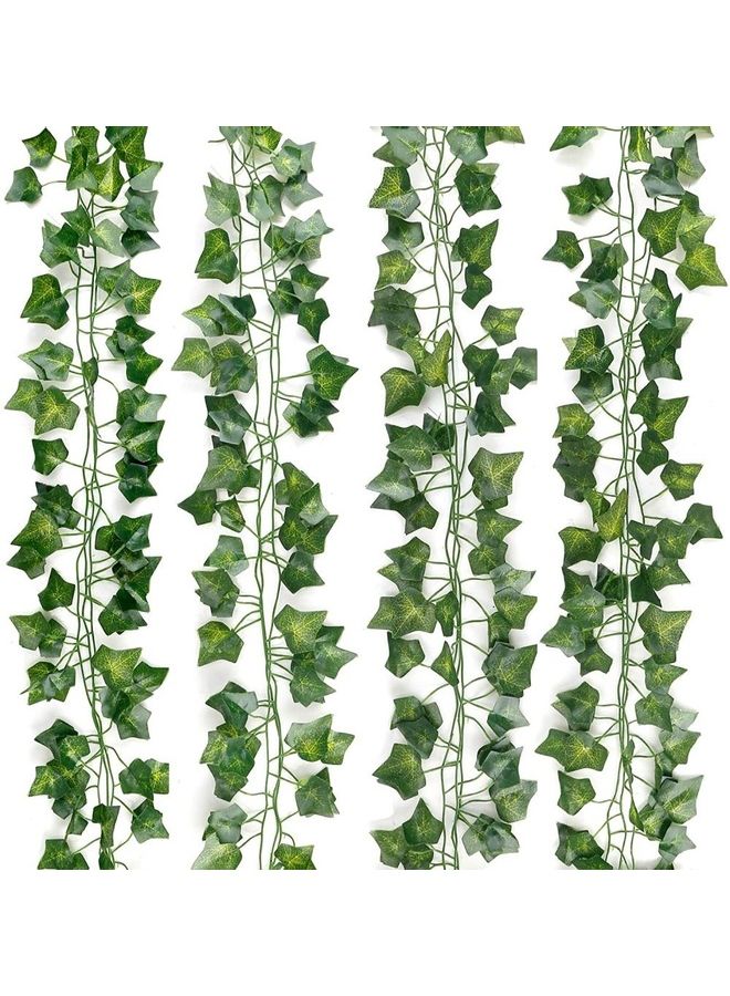 12-Piece Artificial Hanging Ivy Leaves multicolour 230cm