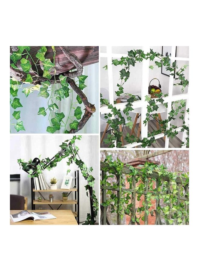 86 Feet Artificial Ivy Leaf Plants Vine Hanging Garland Fake Foliage Flowers Wall Décor Green