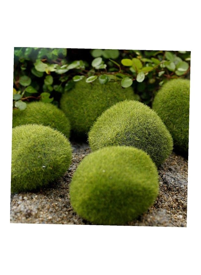 Pack Of Artificial Moss Stones Green