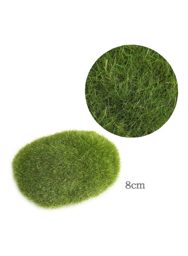 Pack Of Artificial Moss Stones Green