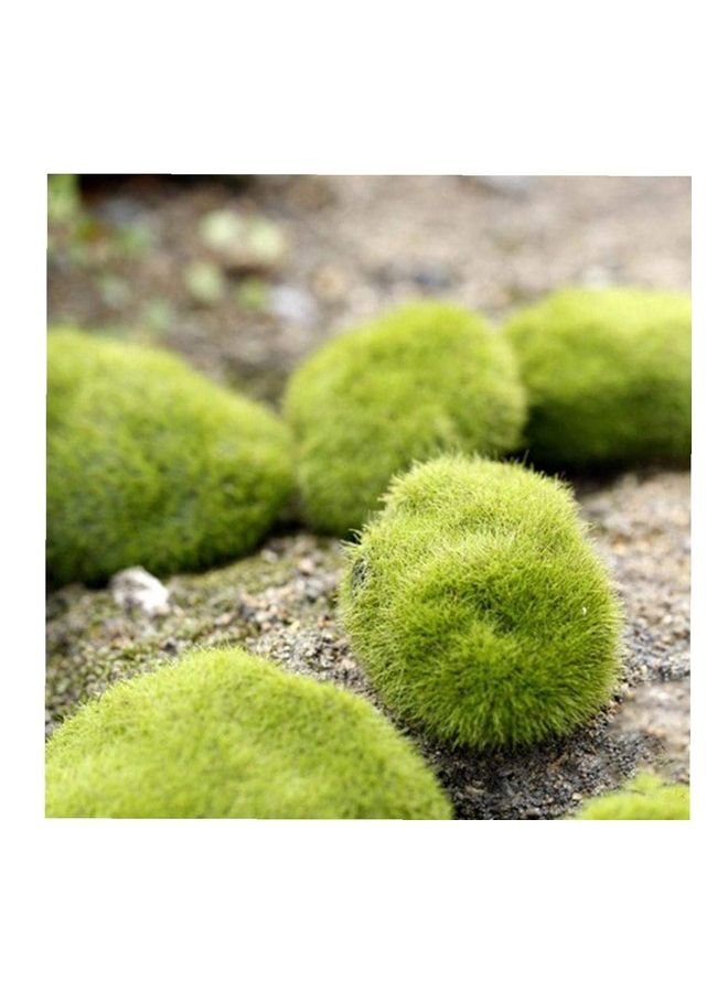 Pack Of Artificial Moss Stones Green