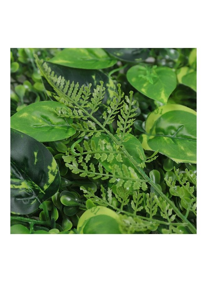 12-Piece Artificial Boxwood Hedges Panels Plants Green