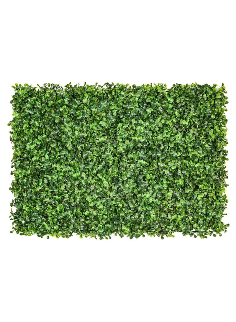 8 Pack Artificial Boxwood Panels Topiary Hedge Plants Artificial Greenery Fence Panels for Greenery Walls,Garden,Privacy Screen,Backyard and Home