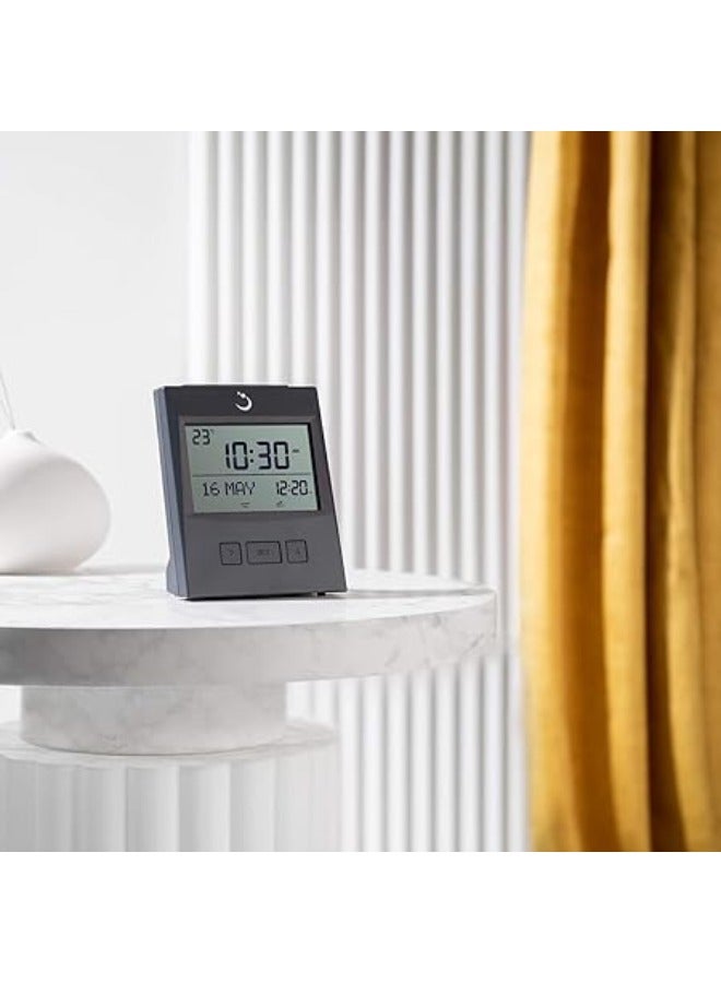 ALFAJR Digital Azan Table Clock-Ramadan Clock-Islamic Azan Clock CS-13| Alarm Table Clock with Worldwide Prayer times and Multiple Azan Sounds By Lukadah