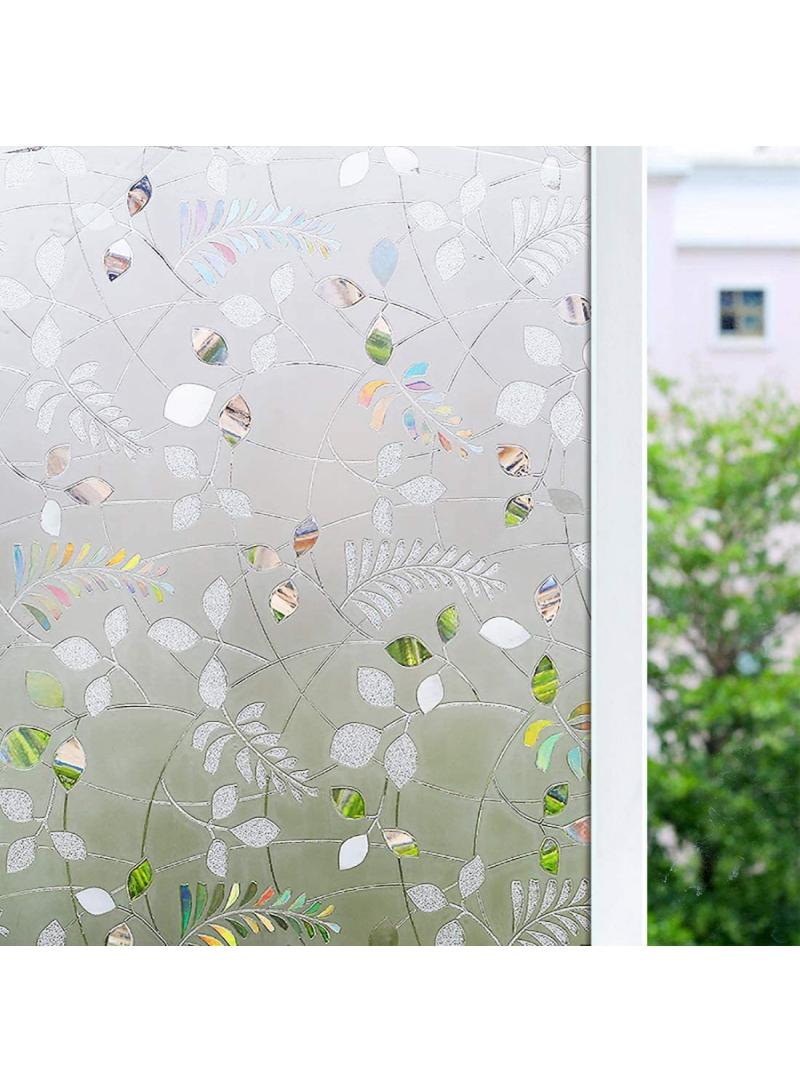 Window Film Decorative Privacy No Glue Glass Sticker For Door Home House Ofiice Heat Control Anti UV 60 x 200 cm