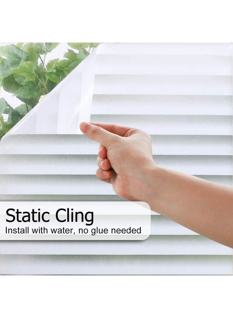 Window Film Decorative Privacy No Glue Glass Sticker For Door Home House Ofiice Heat Control Anti UV 120 x 200 cm