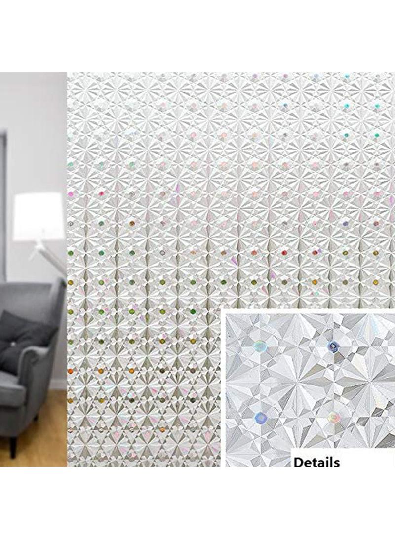 Window Film Decorative Privacy No Glue Glass Sticker For Door Home House Ofiice Heat Control Anti UV 90 x 200 cm