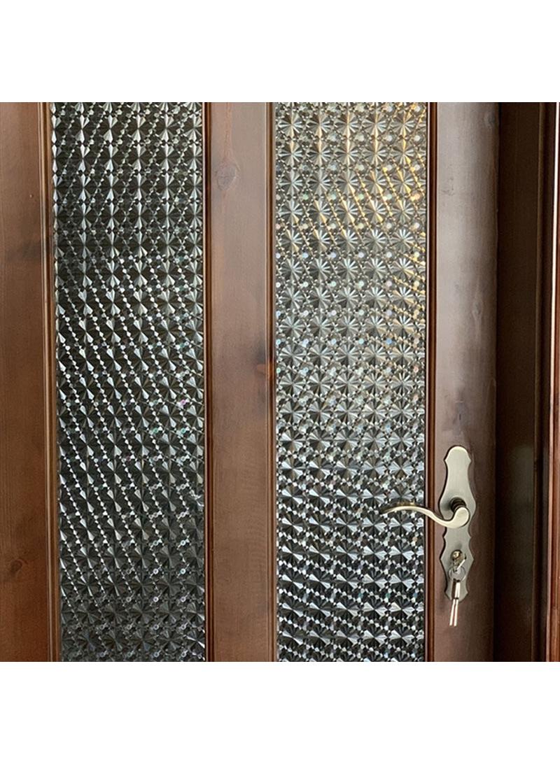 Window Film Decorative Privacy No Glue Glass Sticker For Door Home House Ofiice Heat Control Anti UV 90 x 200 cm