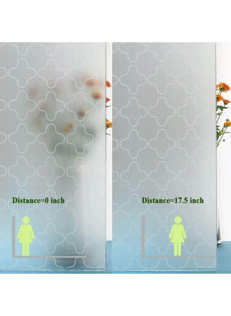 Window Film Decorative Privacy No Glue Glass Sticker For Door Home House Ofiice Heat Control Anti UV 90 x 200 cm