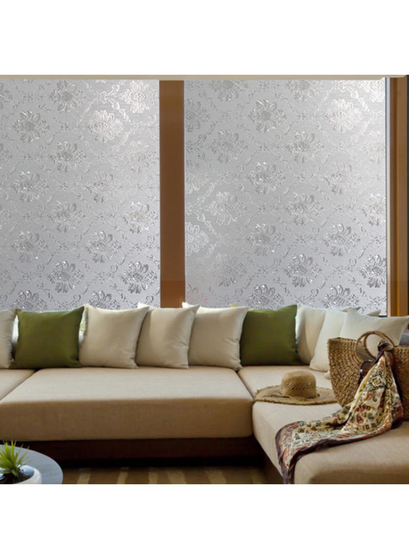 Window Film Decorative Privacy No Glue Glass Sticker For Door Home House Ofiice Heat Control Anti UV 45 x 200 cm