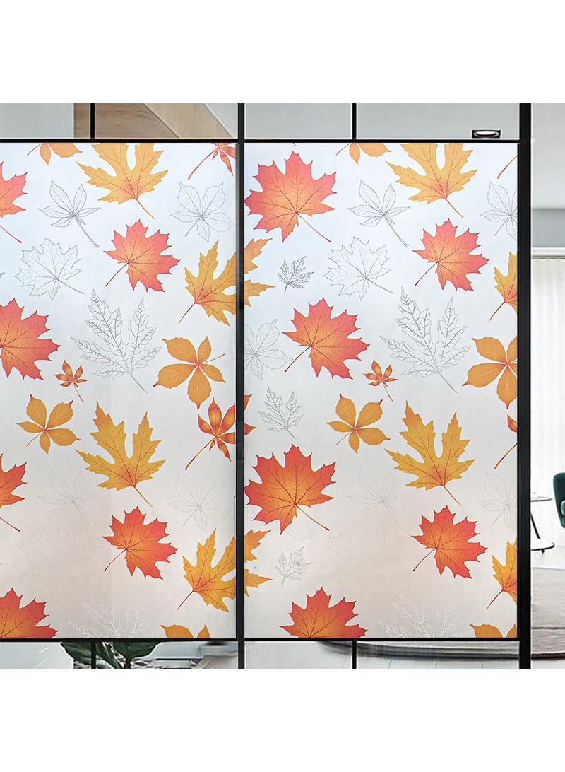 Window Film Decorative Privacy No Glue Glass Sticker For Door Home House Ofiice Heat Control Anti UV 45 x 200 cm