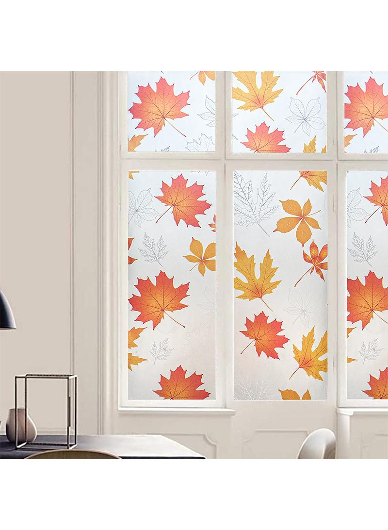 Window Film Decorative Privacy No Glue Glass Sticker For Door Home House Ofiice Heat Control Anti UV 45 x 200 cm