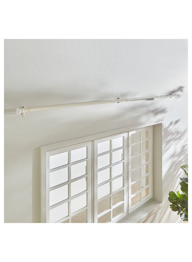 Small Acrylic Square Double Curtain Rod 320 x 1.6 cm