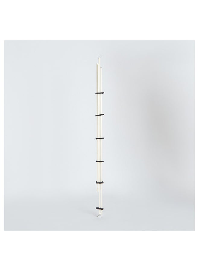 Small Acrylic Square Double Curtain Rod 320 x 1.6 cm