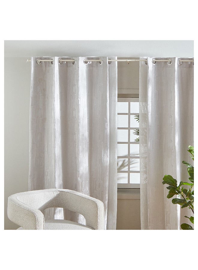 Small Acrylic Square Double Curtain Rod 320 x 1.6 cm