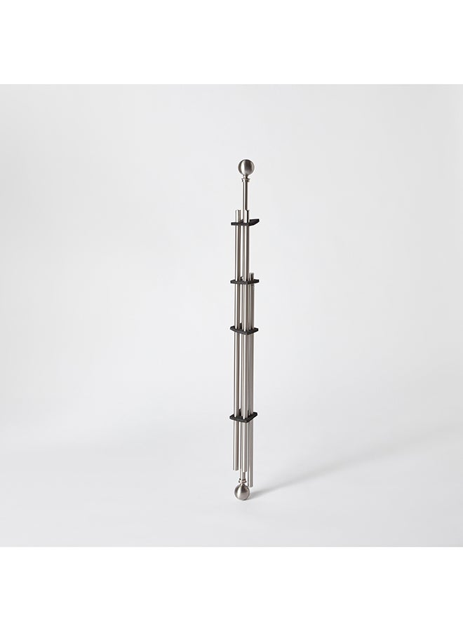 Ball Double Curtain Rod and Finial 210 cm
