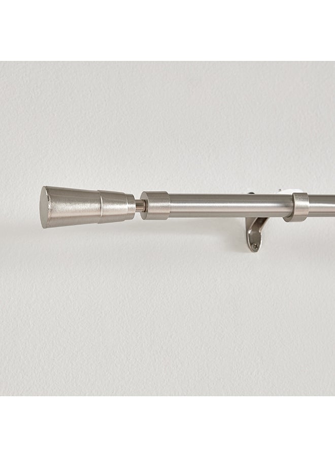 Crown Extendable Curtain Rod and Finial 210 cm