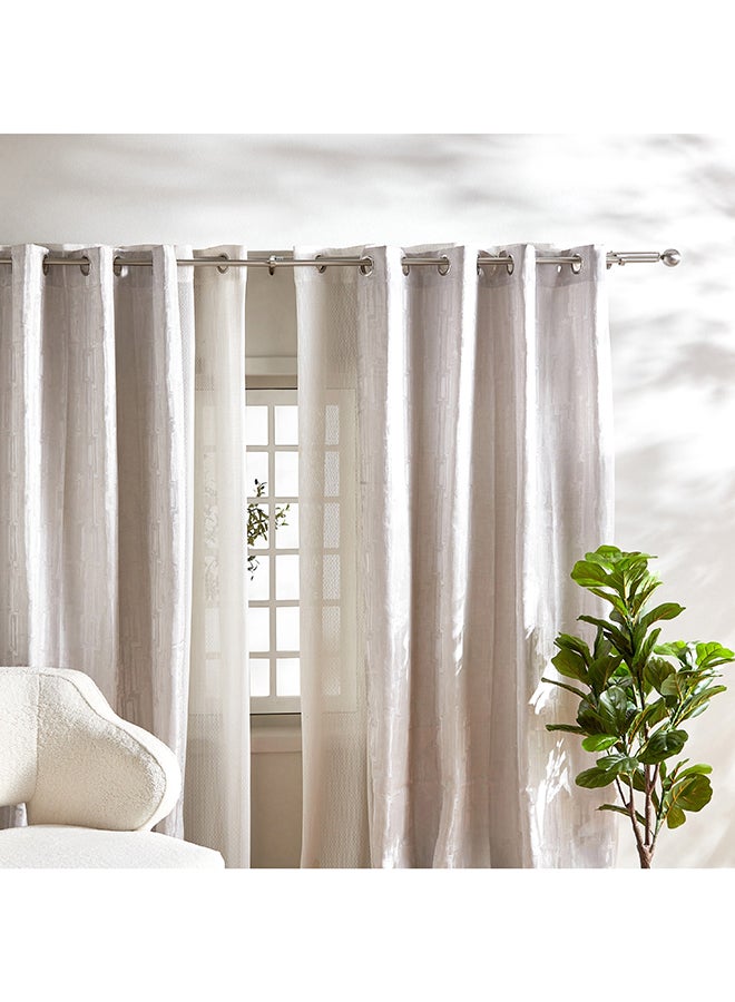 Ball Double Curtain Rod and Finial 457 cm