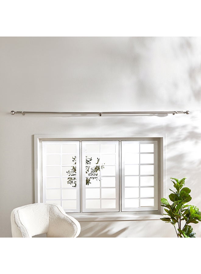 Ball Double Curtain Rod and Finial 457 cm