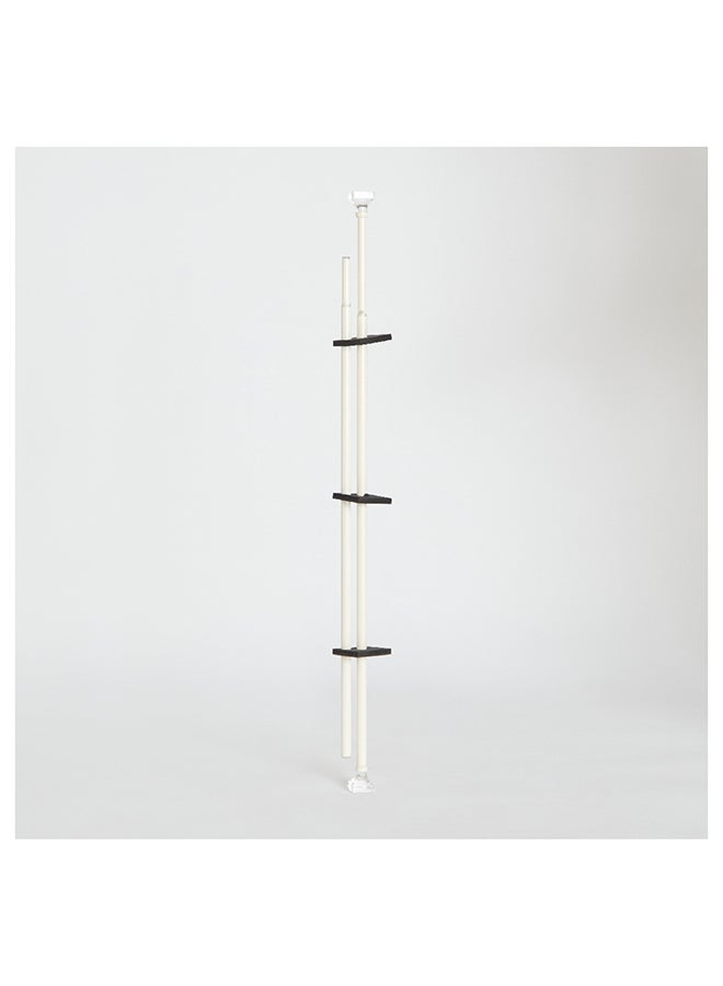 Small Acrylic Square Double Curtain Rod 121 x 1.6 cm