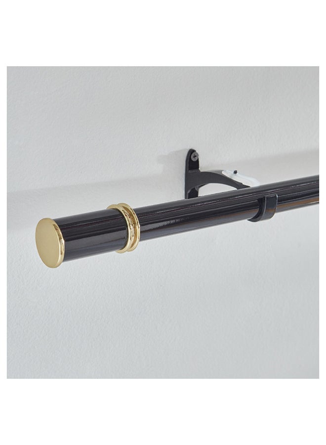 Zoe Powder Coated Extendable Single Curtain Rod 320 x 2.5 cm