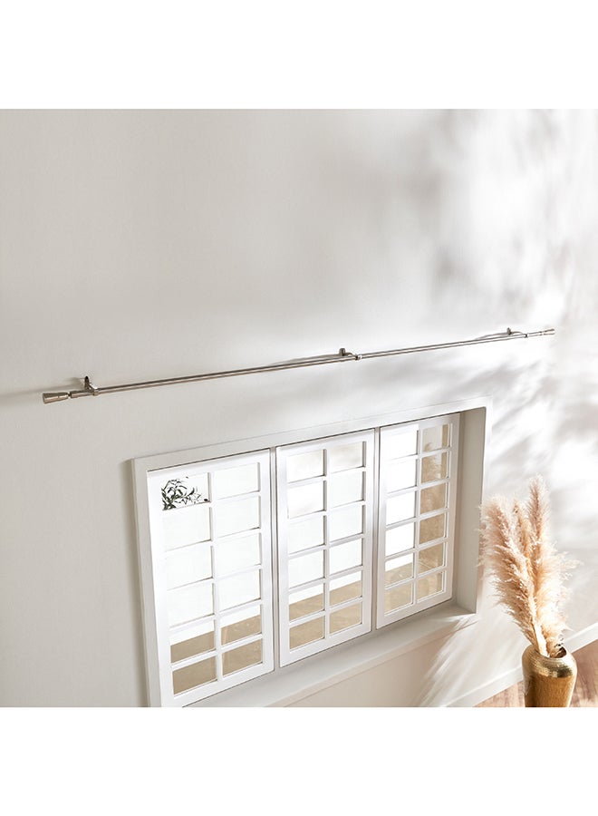 Crown Extendable Curtain Rod and Finial 320 cm