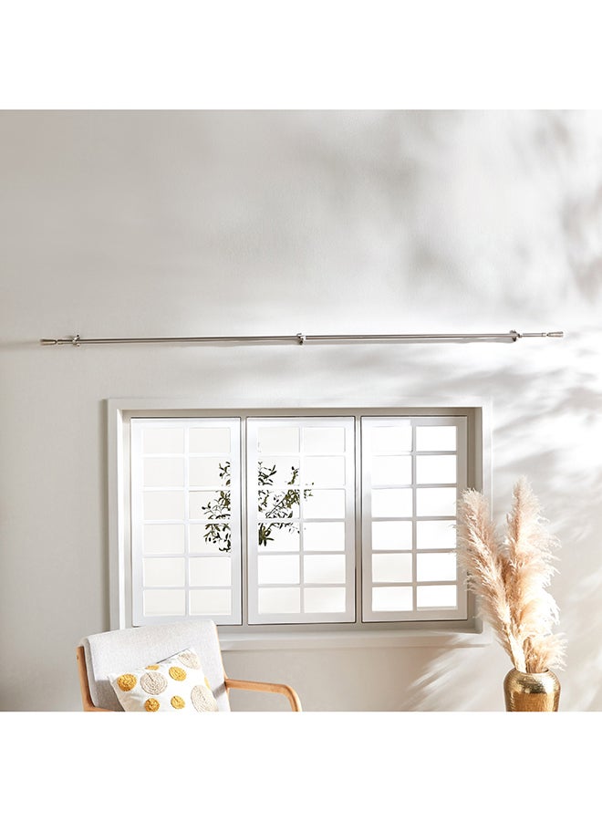 Crown Extendable Curtain Rod and Finial 320 cm