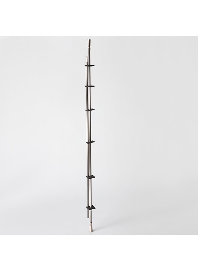 Crown Extendable Curtain Rod and Finial 457 cm