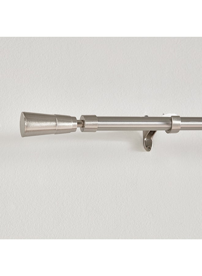 Crown Extendable Curtain Rod and Finial 457 cm