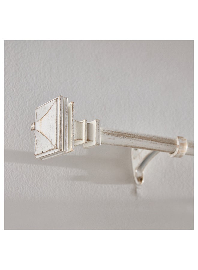 Abstract Extendable Curtain Rod 210 x 1.9 cm