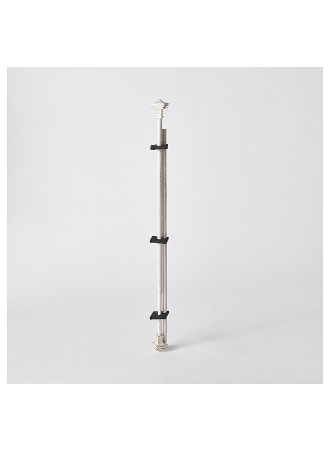 Abstract Extendable Curtain Rod 210 x 1.9 cm