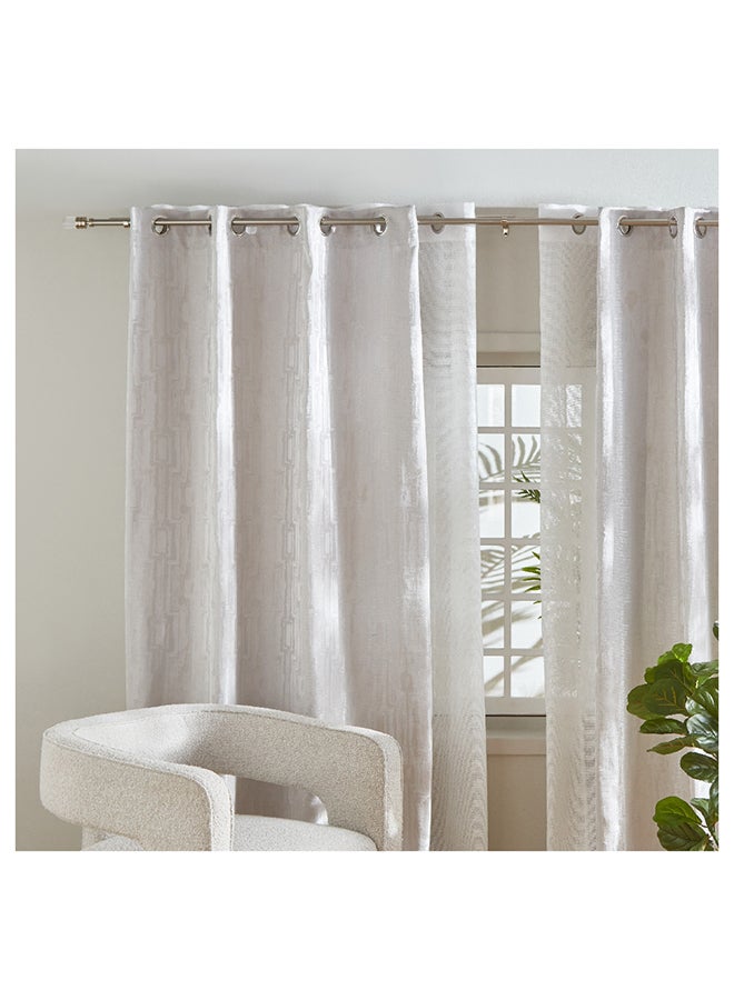 Vista Steel Extendable Double Curtain Rod 320 x 1.9 cm