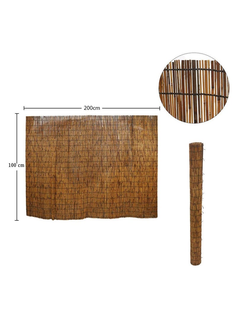 Bamboo Blinds Natural Reed Window Curtain Sun Shade Hanging Sun Shade For Outdoor Indoor Sun Shading Bamboo Blinds