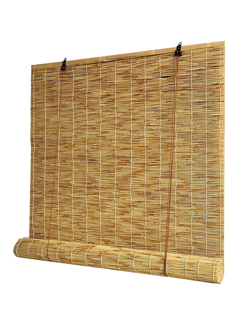 Bamboo Blind With Accessories Window Covering Roller Bamboo Blind Hanging Window Curtain Bamboo Roll Up Shades Sun Shade for Patio Reed Curtains