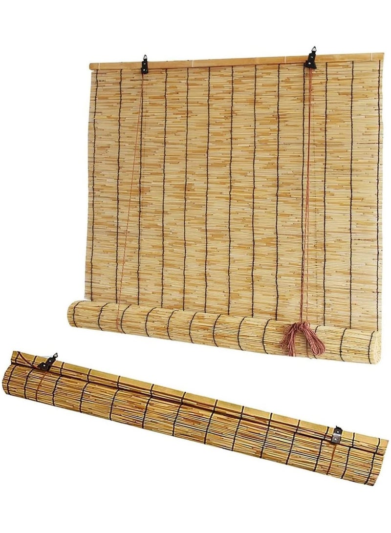 Bamboo Roller Blinds Vintage Bamboo Roll Up Window Blind Indoor Outdoor Roman Window Shades Roll