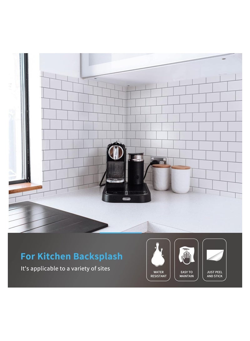 4-Sheet Peel and Stick Tile Backsplash - 12