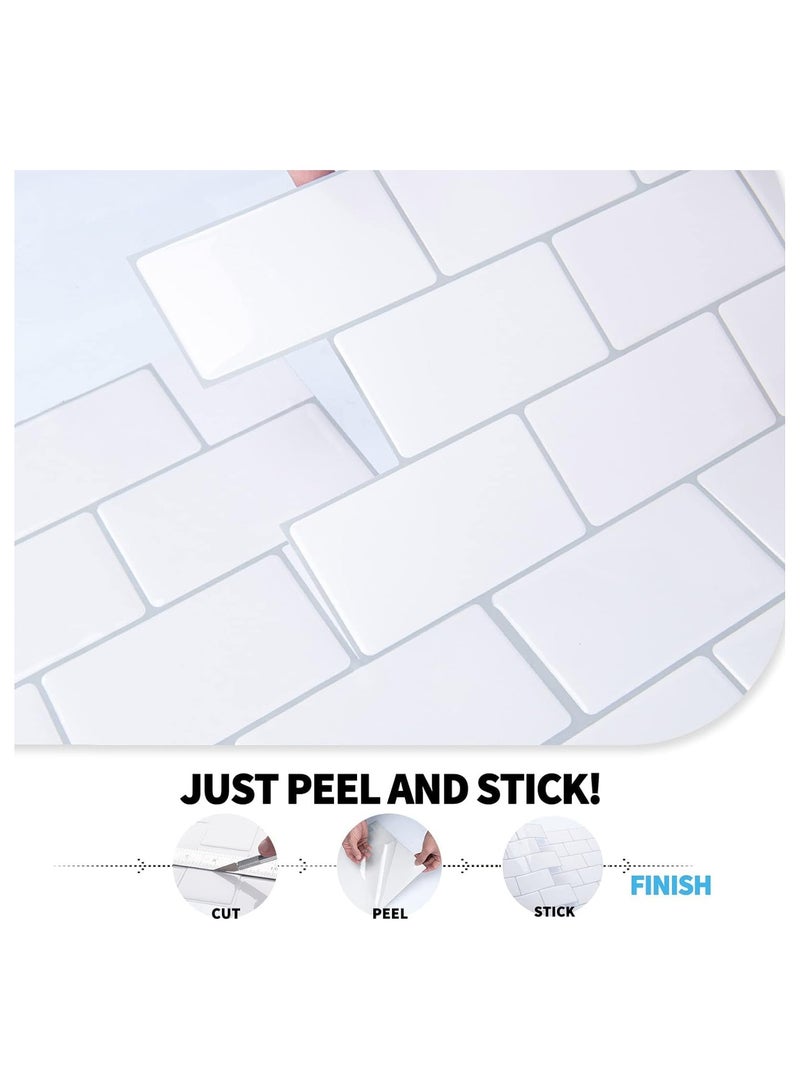 4-Sheet Peel and Stick Tile Backsplash - 12