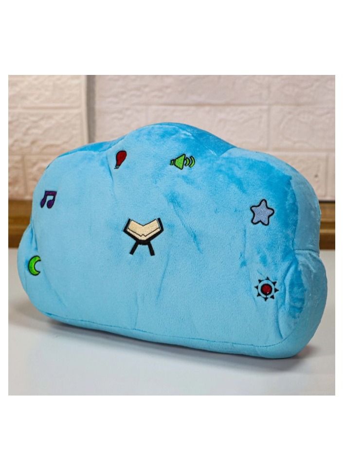 Luminous talking pad blue