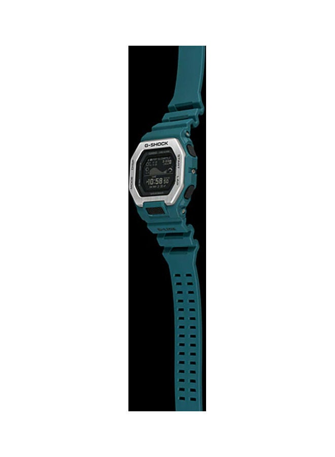 Men's Digital Square Water Resistance Wrist Watch GBX-100-2DR