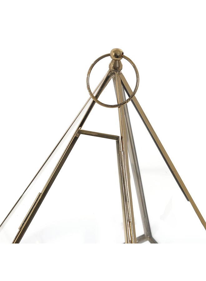 Kai Candle Holder, Gold - 27.3x42.5 cm