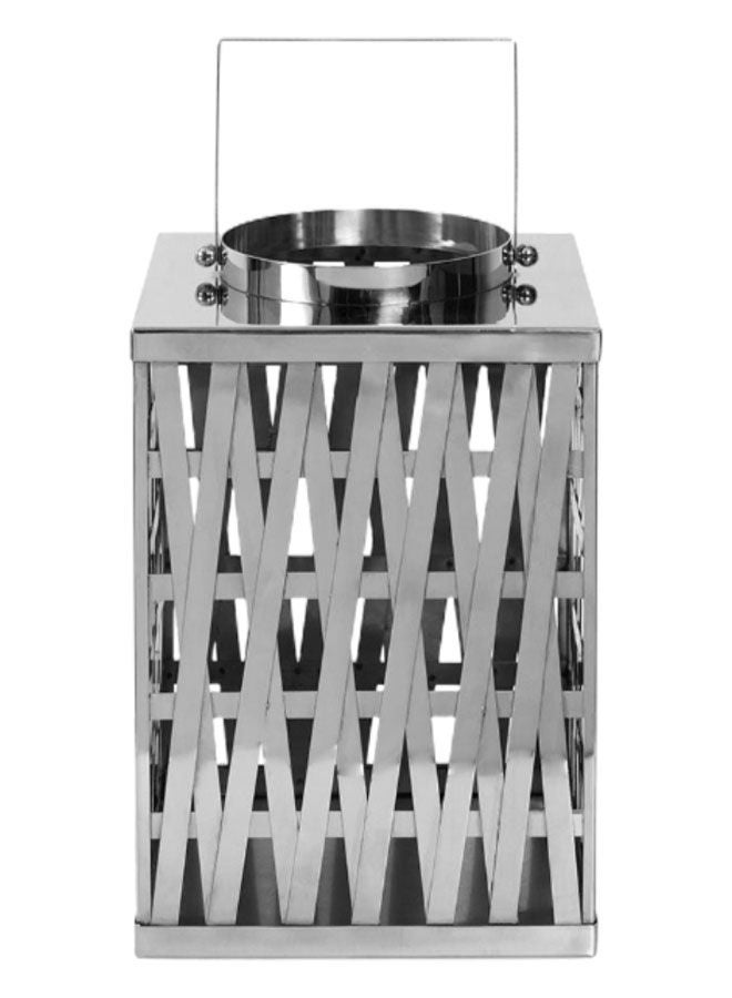 Vista Lantern, Silver - 23x32 cm