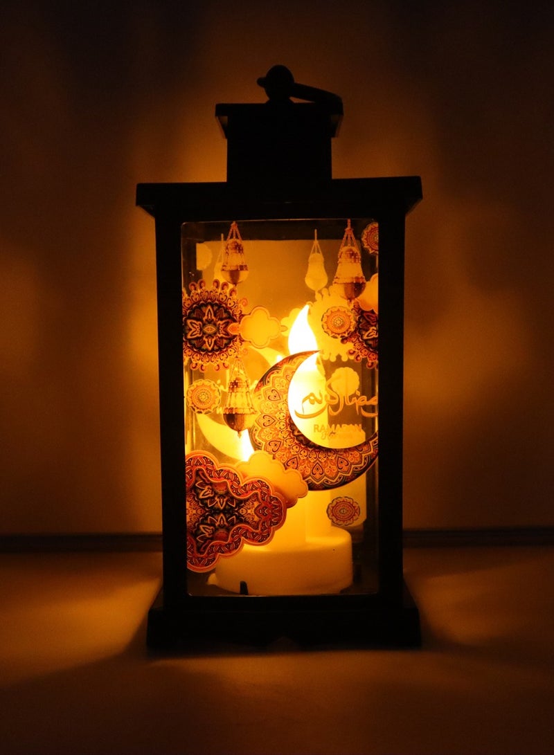 2 Pcs Ramadan Lantern Ramadan Decoration Light Eid Decoration Lantern For Indoor And Outdoor Use